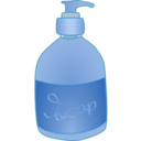 download Liquid Soap clipart image with 225 hue color