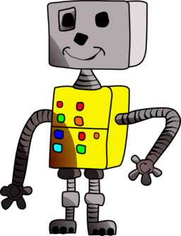 Childlike Robot Yellow