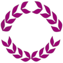 download Wreath clipart image with 225 hue color