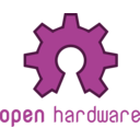 download Open Source Harware Logo clipart image with 90 hue color