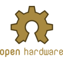 download Open Source Harware Logo clipart image with 180 hue color