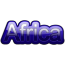 download Africa Text clipart image with 225 hue color
