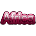download Africa Text clipart image with 315 hue color