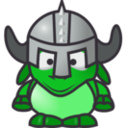 download Gnu Knight clipart image with 90 hue color