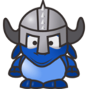 download Gnu Knight clipart image with 180 hue color