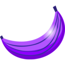 download Banana clipart image with 225 hue color