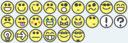 24 Flat Grin Smilies Emotion Icons Emoticons For Example For Forums