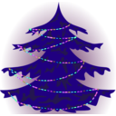 download Christmas Tree clipart image with 135 hue color