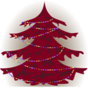 download Christmas Tree clipart image with 225 hue color