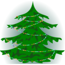 download Christmas Tree clipart image with 0 hue color