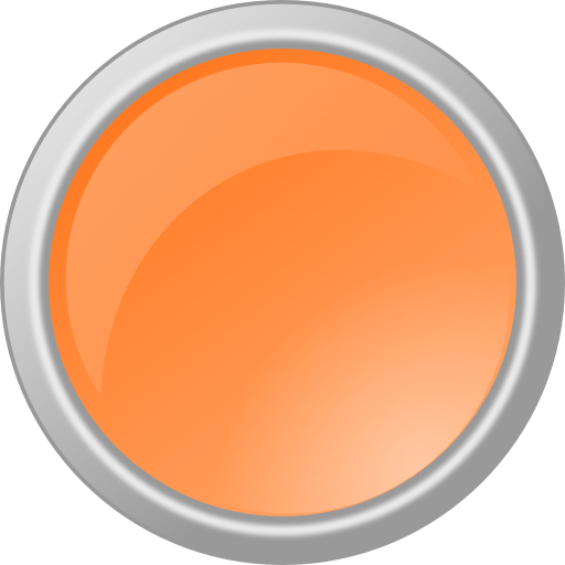 Glossy Light Orange Button