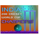 download 2011 Cricket World Cup Winner clipart image with 180 hue color