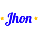 download Jhon Logo clipart image with 45 hue color