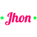 download Jhon Logo clipart image with 135 hue color