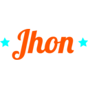 download Jhon Logo clipart image with 180 hue color