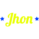 download Jhon Logo clipart image with 225 hue color