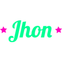 download Jhon Logo clipart image with 315 hue color