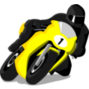 download Sportsbike clipart image with 180 hue color