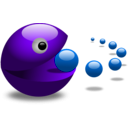 download Pacman clipart image with 270 hue color