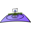 download Basketball Court clipart image with 225 hue color