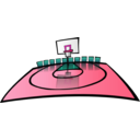 download Basketball Court clipart image with 315 hue color