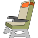 download Seat clipart image with 180 hue color