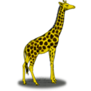 Colored Giraffe