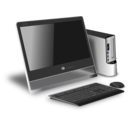 download Generic Office Desktop clipart image with 180 hue color