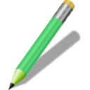 download Short Realistic Pencil clipart image with 45 hue color