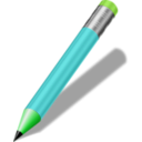 download Short Realistic Pencil clipart image with 90 hue color