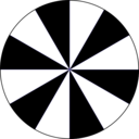 download 12 Segment Circle clipart image with 135 hue color