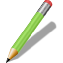 download Short Realistic Pencil clipart image with 0 hue color