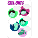 download Call Outs clipart image with 135 hue color