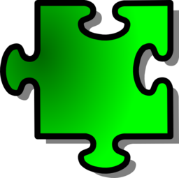 Green Jigsaw Piece 11