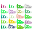 download Gloss And Bump For Text clipart image with 90 hue color