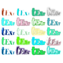 download Gloss And Bump For Text clipart image with 135 hue color