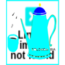 download Cafetera clipart image with 180 hue color