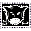 download The Bat clipart image with 270 hue color
