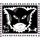 download The Bat clipart image with 315 hue color