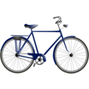 download Bicycle clipart image with 225 hue color