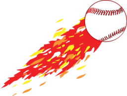 Baseball With Flame