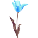 download Tulip clipart image with 225 hue color