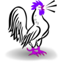 download Hahn clipart image with 270 hue color