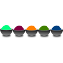 download Color Bowl clipart image with 90 hue color