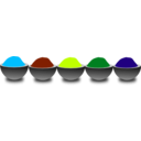 download Color Bowl clipart image with 135 hue color