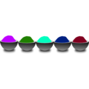 download Color Bowl clipart image with 225 hue color