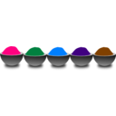 download Color Bowl clipart image with 270 hue color