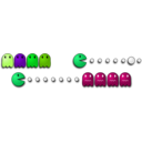 download Pacman clipart image with 90 hue color