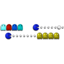 download Pacman clipart image with 180 hue color