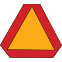 Slow Moving Vehicle Sign